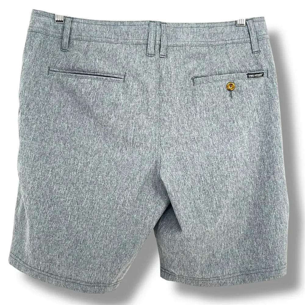 O'NEILL Men's Hybrid Shorts Blue-Gray 34 Swimwear Coastal Vacation